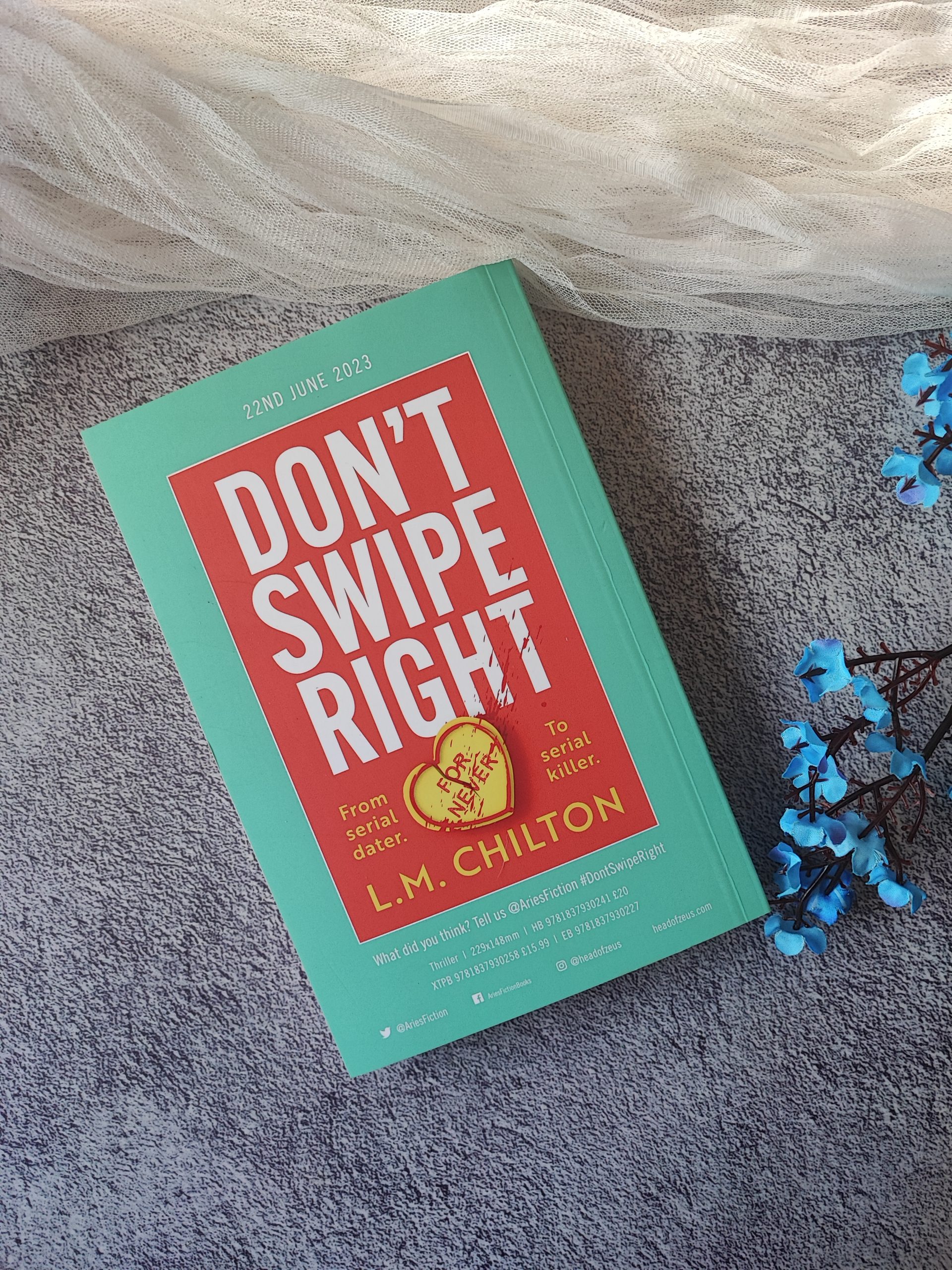 Roelia Reads Don't Swipe Right by LM Chilton