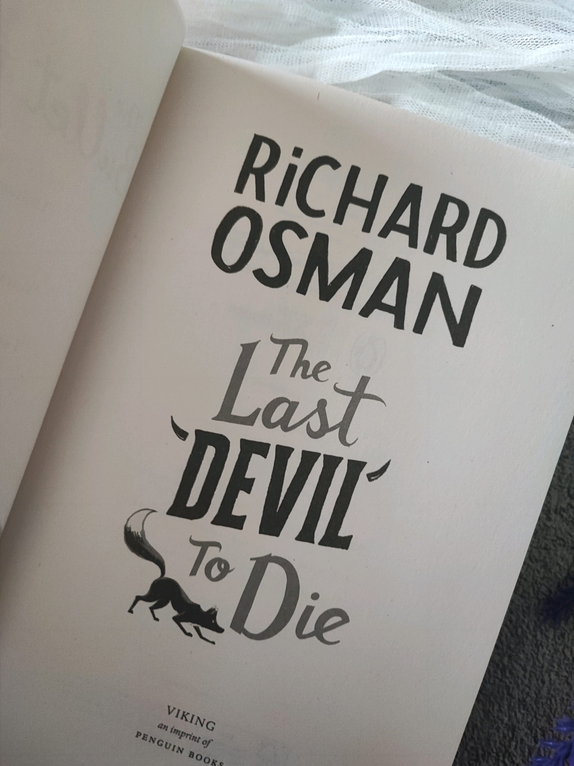 Thursday Murder Club 04: The Last Devil To Die
Richard Osman