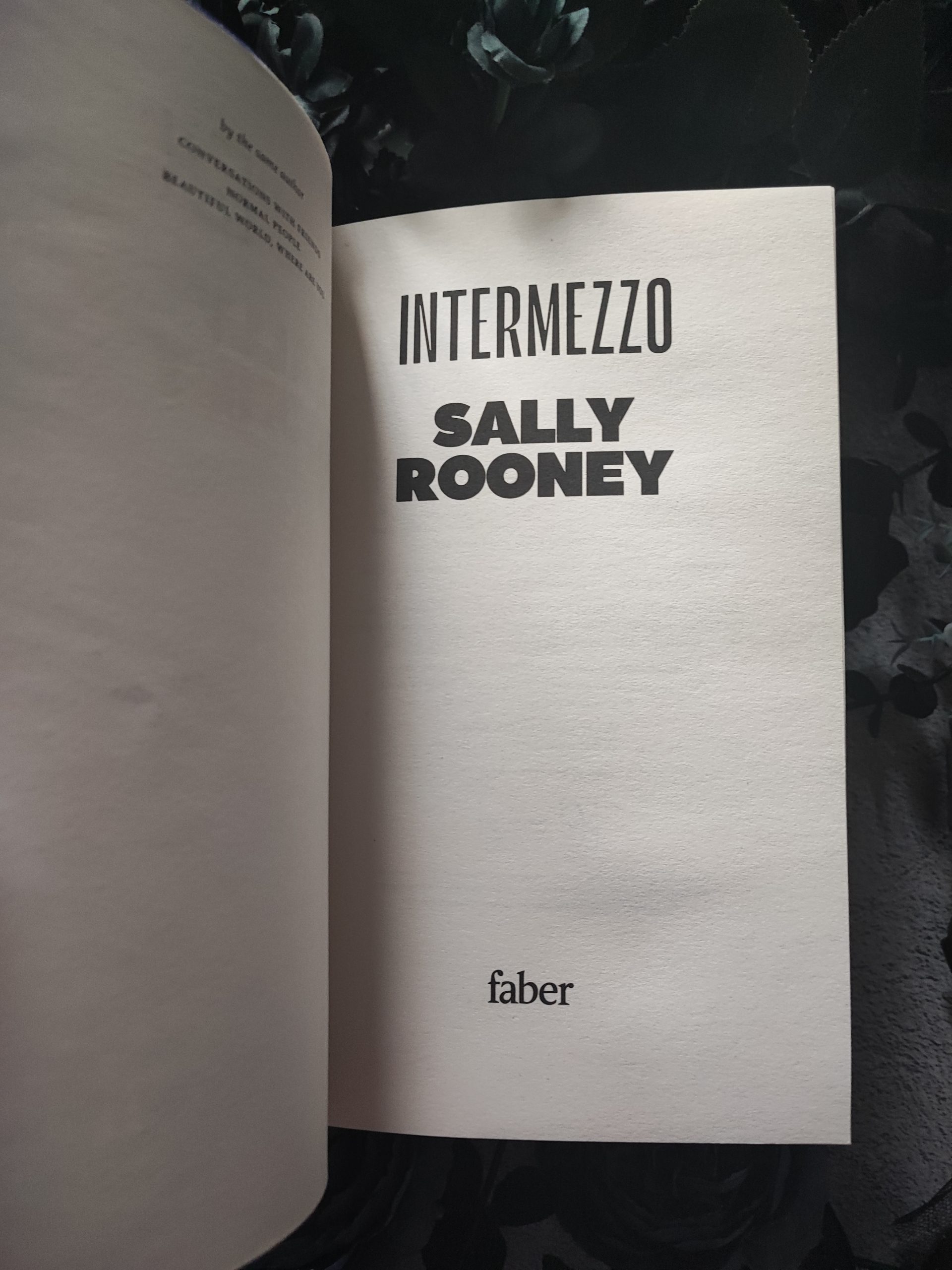 Intermezzo by Sally Rooney