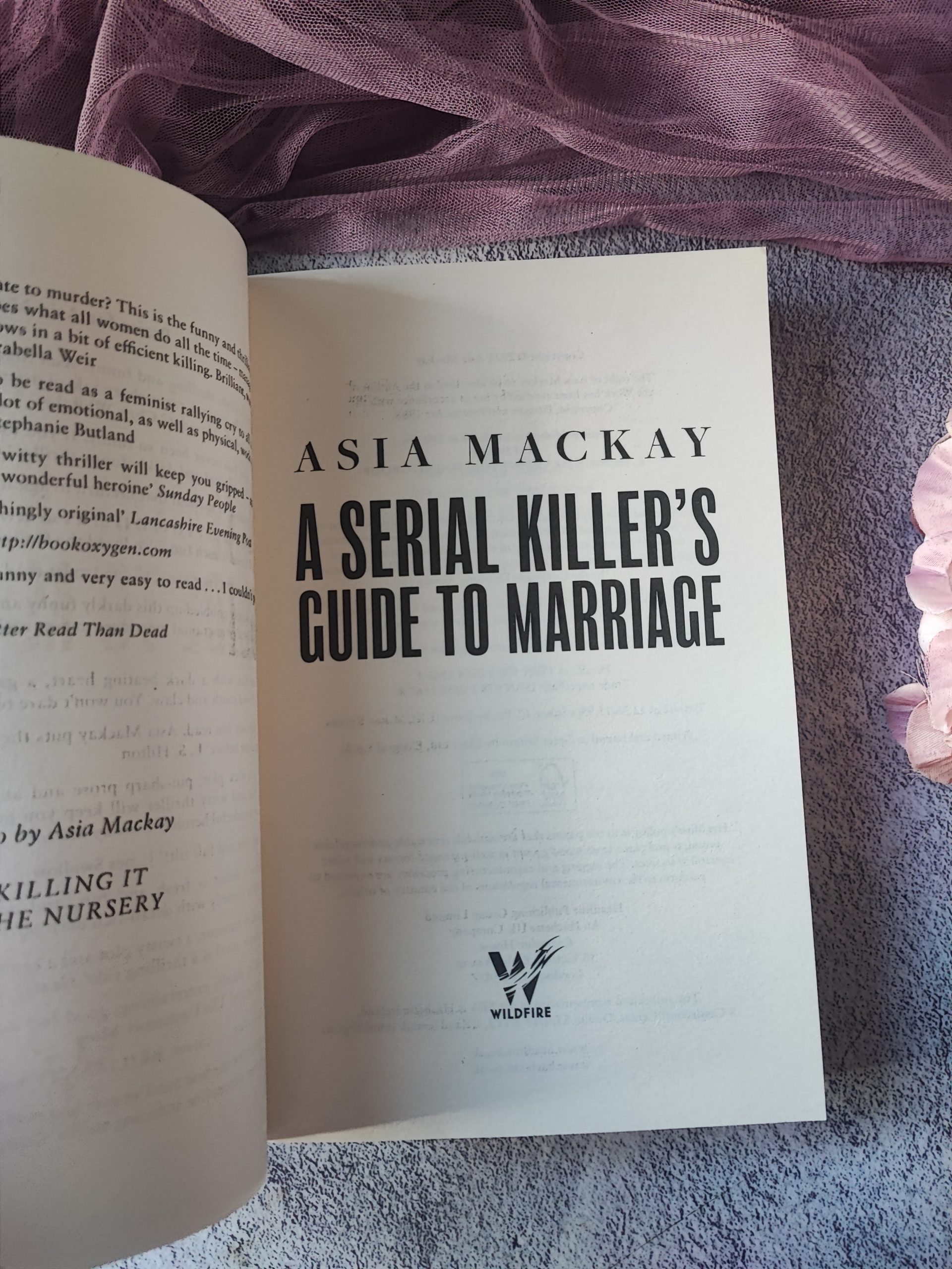 A Serial Killer's Guide to Marriage by Asia Mackay