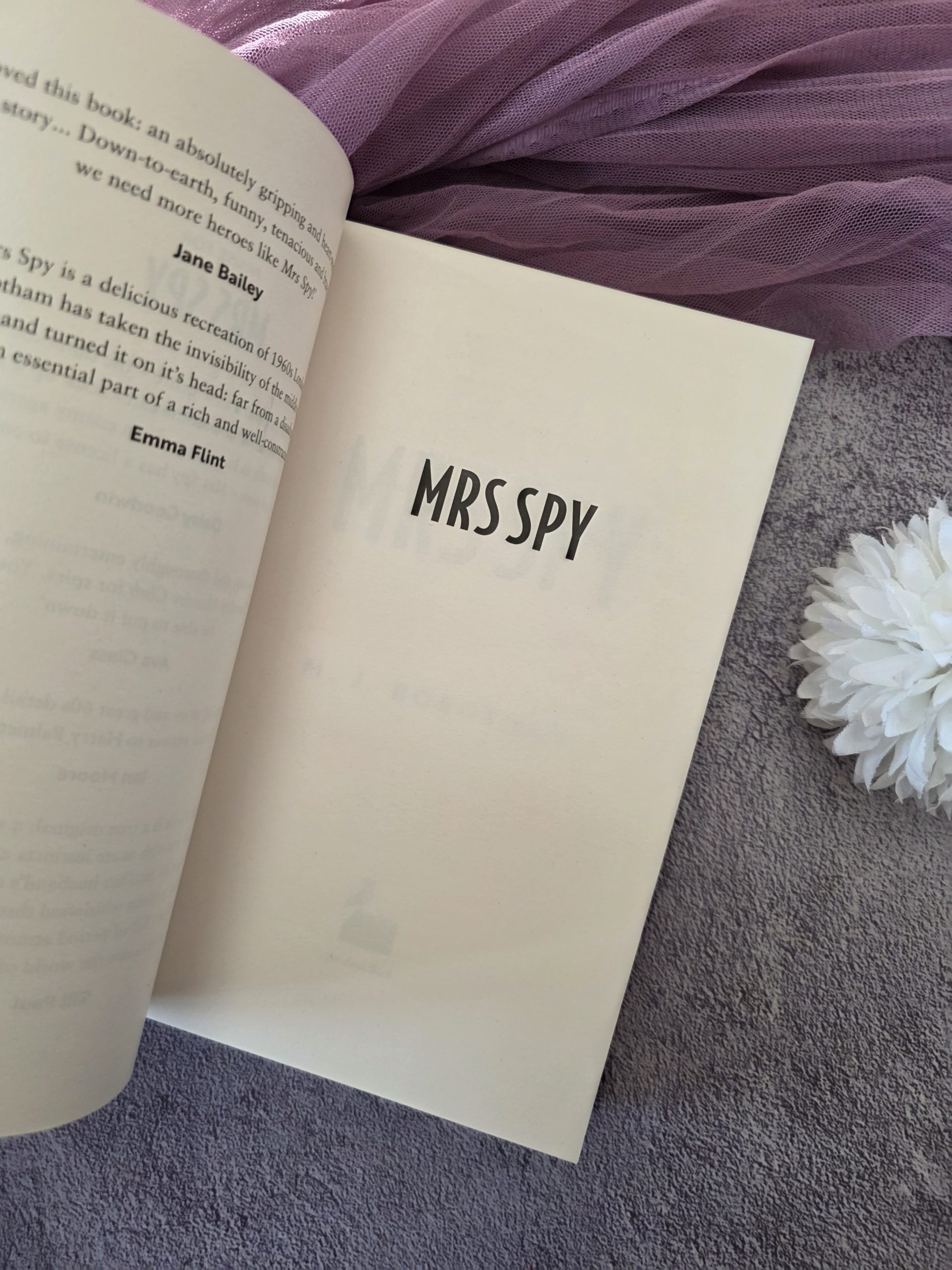 Mrs Spy M. J. Robotham