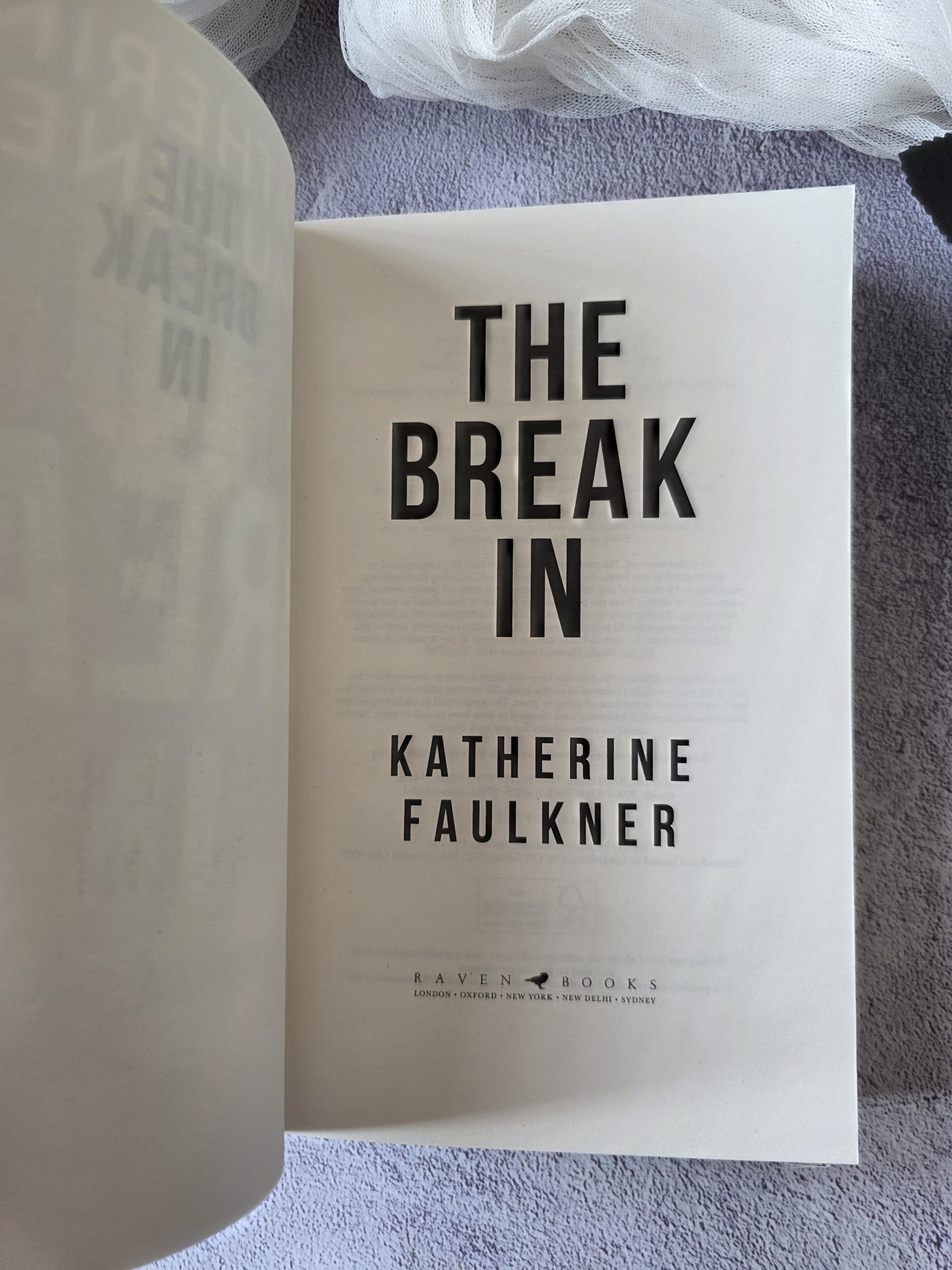The Break-In by Katherine Faulkner
