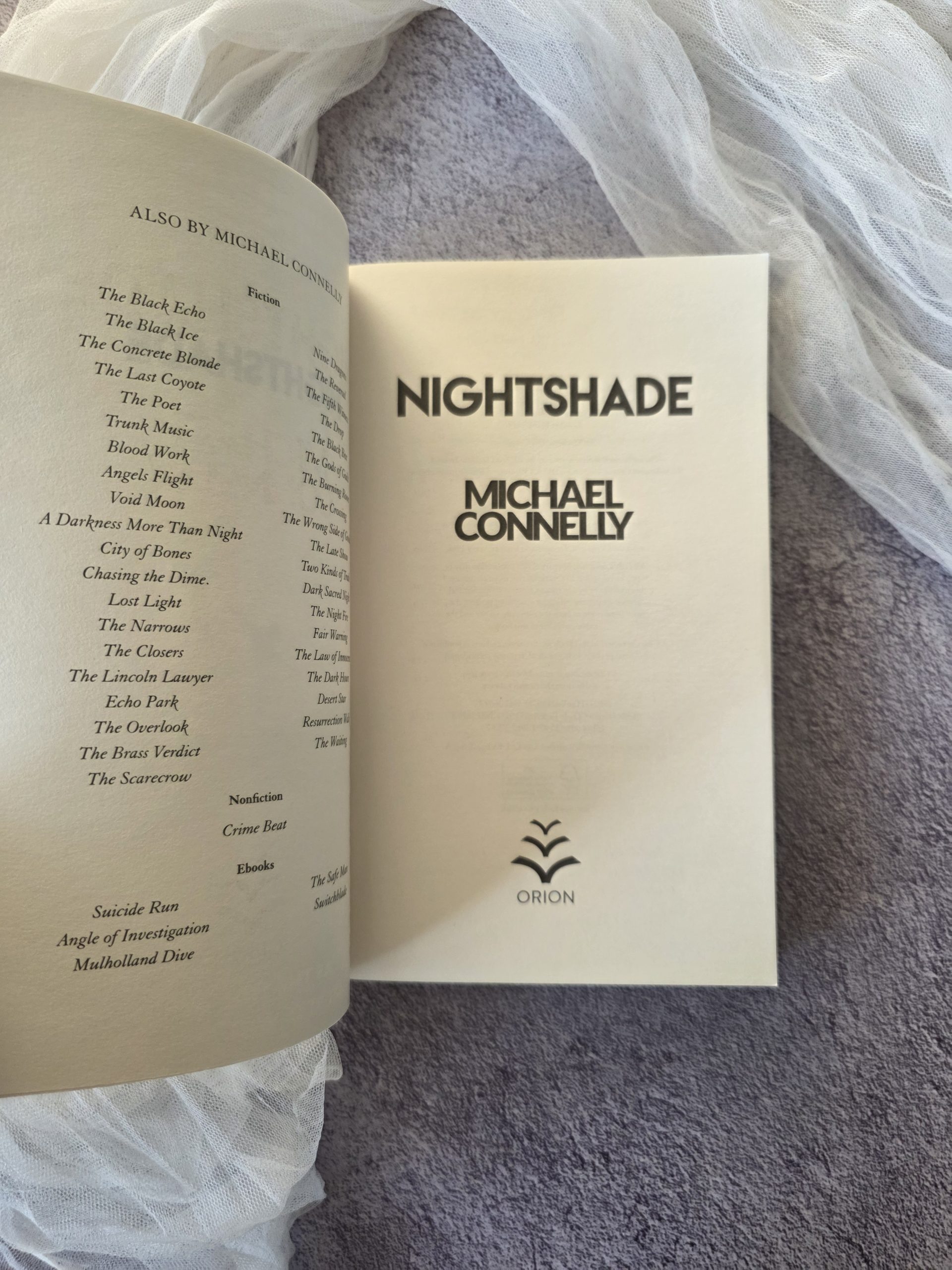 Nightshade by Michael Connelly