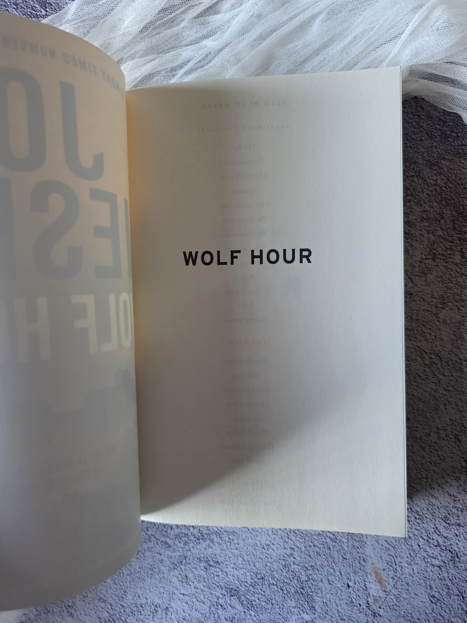 Wolf Hour by Jo Nesbø