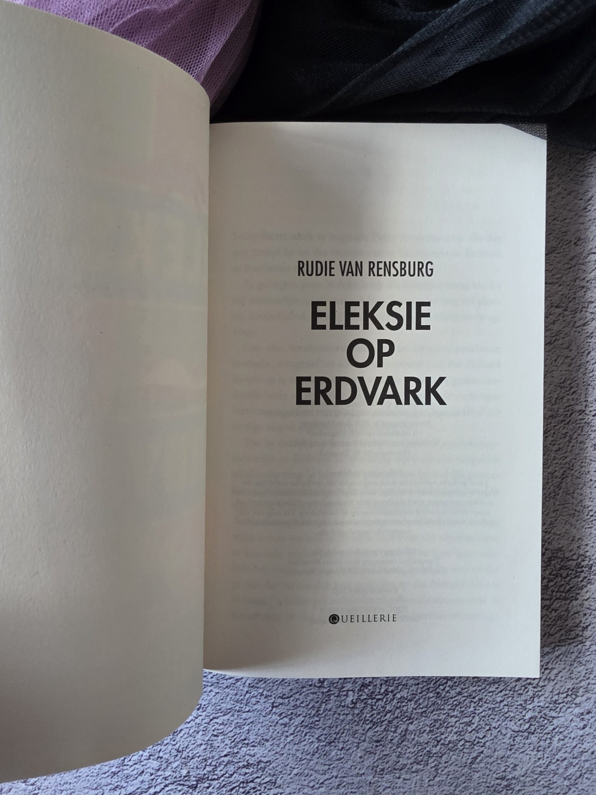 Eleksie op Erdvark deur Rudie van Rensburg
