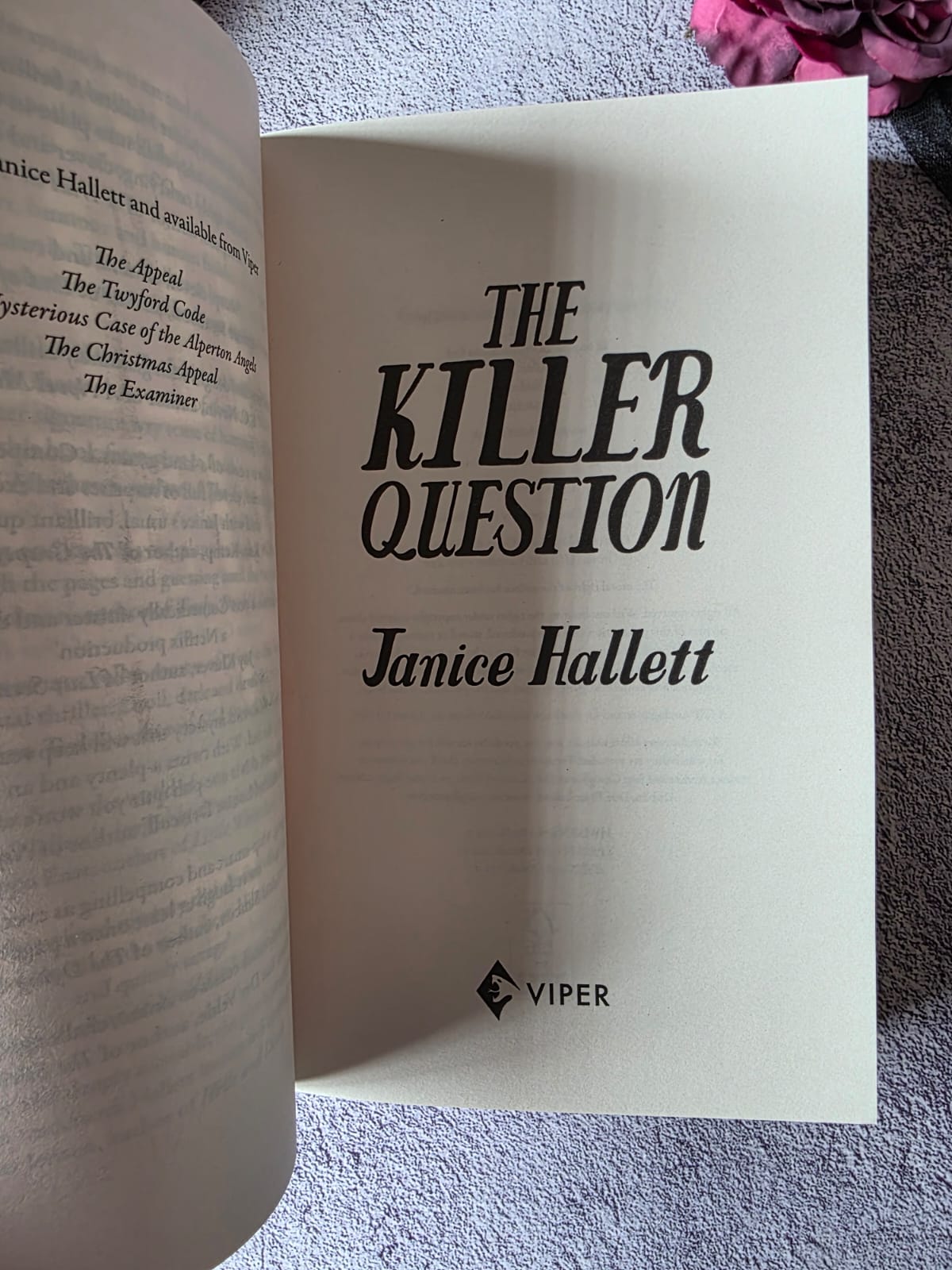 The Killer Question by Janice Hallett